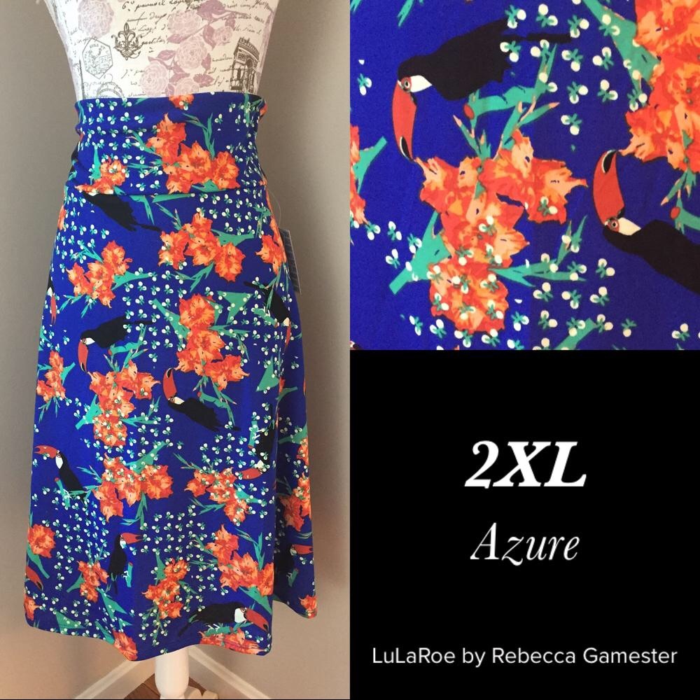 Azure skirt